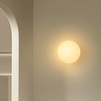 Stylish glass wall lamp