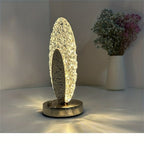 Modern & Luxurious Peacock Table Lamp - CrystalGlow