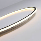 LunaNova - Modern LED ceiling light metal/acrylic for living and bedrooms, Madigas black/white design