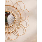 Madigas | Handmade Rattan Decorative Wall Mirror