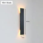 Light - Modern weatherproof LED wall lamp made of aluminum for outdoor use