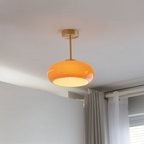 Vintage Yellow Ceiling Light