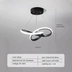 Modern LED ceiling lamp - WaveGlow