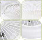 Ceiling fan with lighting 80W with remote control