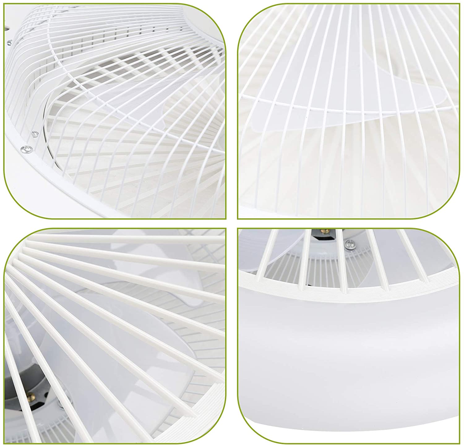 Ceiling fan with lighting 80W with remote control