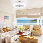 Ceiling fan with lighting 80W with remote control