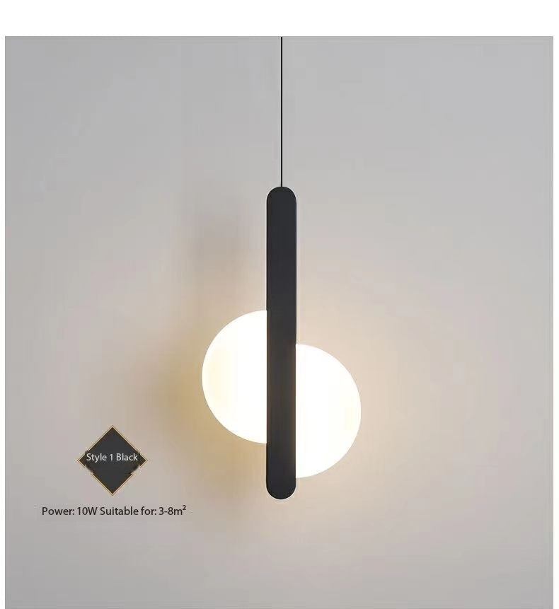 Modern Minimalist Nightstand Pendant Light
