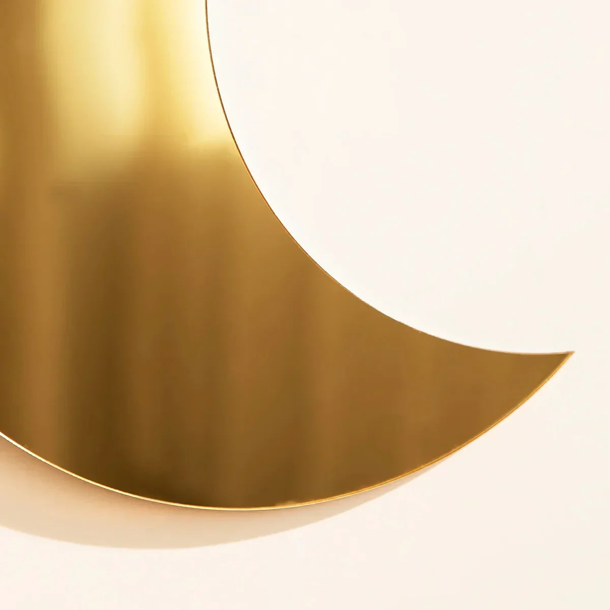 Madigas | Gold Moon Mirror Acrylic Hanging Decorative Wall Mirror