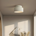 Modern ribbed ceiling lamp