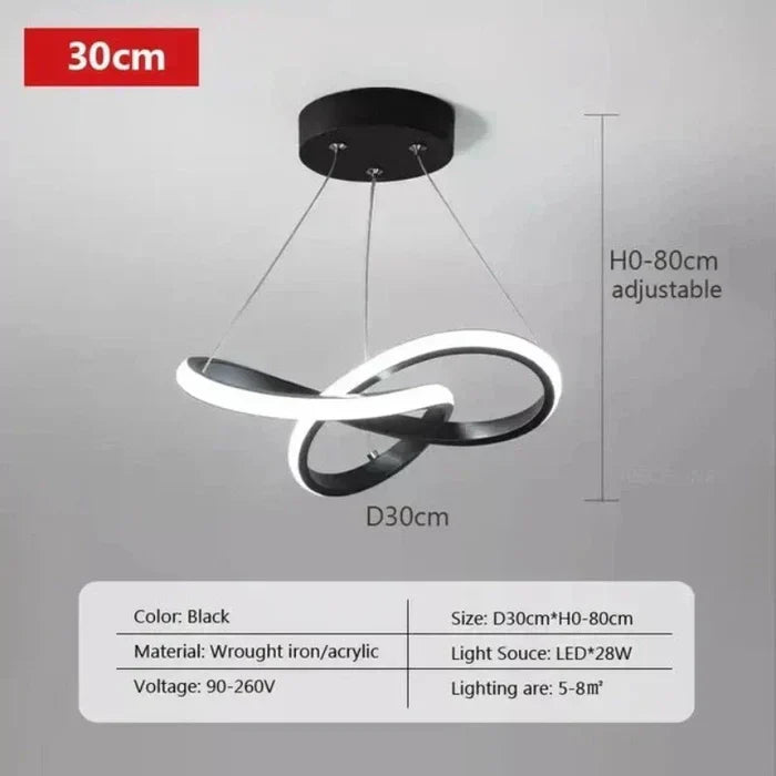 WaveGlow Ceiling Light – Stylish LED Ceiling Lighting Home Lamp