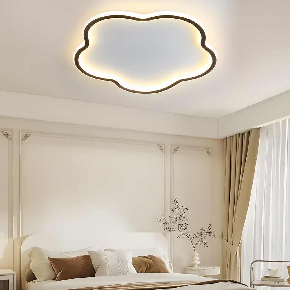 Nordic ceiling lamp in pentagram design – aluminum ceiling lamp for the bedroom
