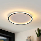 LunaNova - Modern LED ceiling light metal/acrylic for living and bedrooms, Madigas black/white design