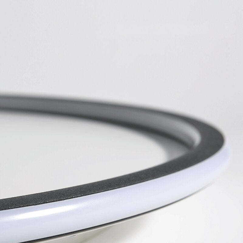 LunaNova - Modern LED ceiling light metal/acrylic for living and bedrooms, Madigas black/white design