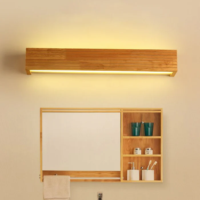 Madigas | Wooden Wall Lights for Bathroom Mirrors – Stylish Functional Illumination for Home Decor & Vanity Lighting