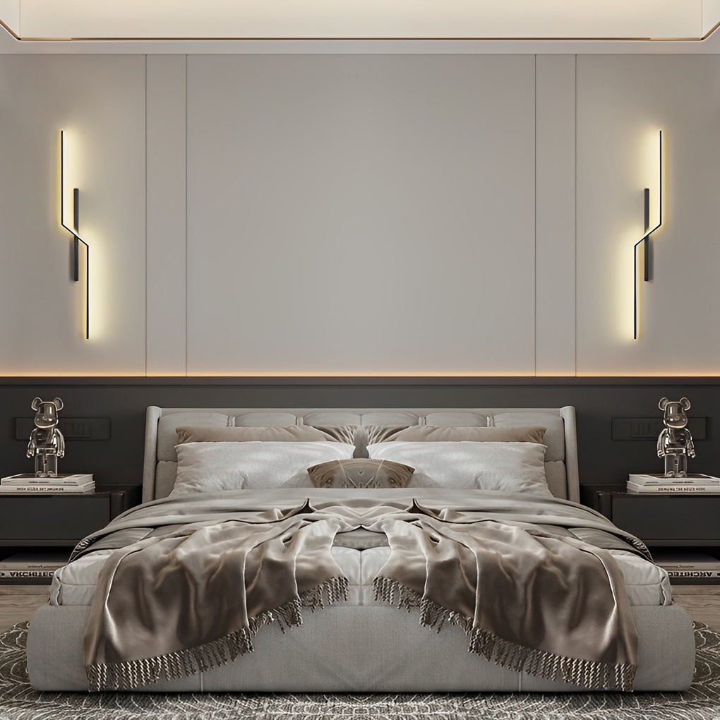 Lines Kreativ LED Modern Minimalist Wall Lamp Decorative Wall Lights Lighting