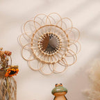 Madigas | Handmade Rattan Decorative Wall Mirror