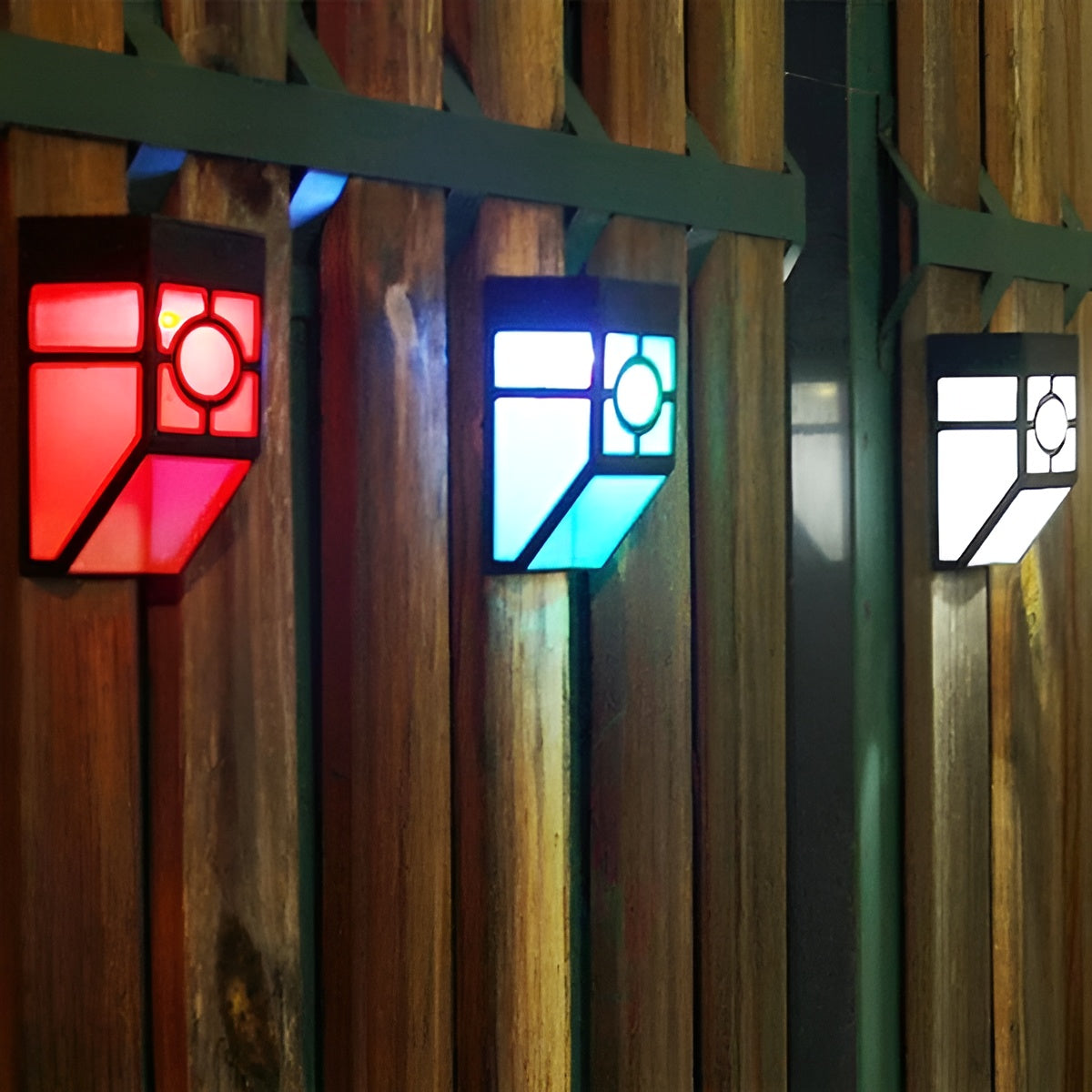 Solar LED Wall Light – Energy Saving and Weatherproof | 2-Pack for Outdoor Use
