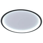 LunaNova - Modern LED ceiling light metal/acrylic for living and bedrooms, Madigas black/white design