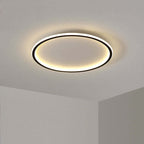 LunaNova - Modern LED ceiling light metal/acrylic for living and bedrooms, Madigas black/white design