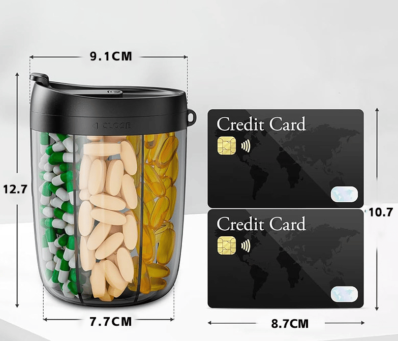 Storage box with 6 compartments – Dailycase