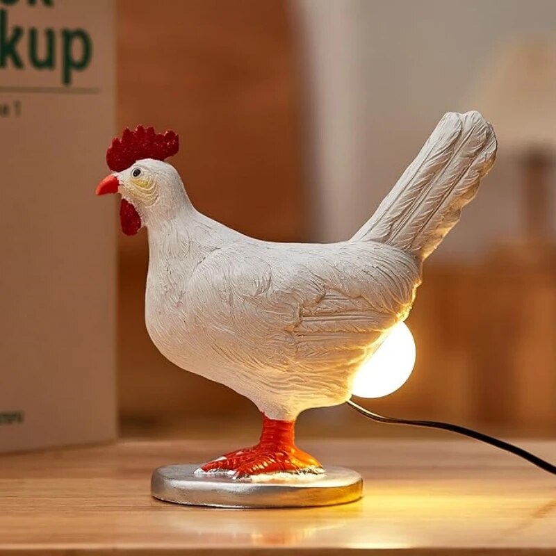 Chicken lamp - funny table lamp in the shape of a chicken