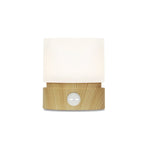 Contemporary Nordic timer rechargeable ABS HIPS silicone cylinder LED table lamp night light for bedside table