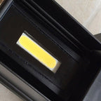 Modern Minimalist Waterproof Cube Up Down Aluminum Glass Induction LED Wall Lamps For Bedroom