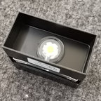 Modern Minimalist Waterproof Cube Up Down Aluminum Glass Induction LED Wall Lamps For Bedroom