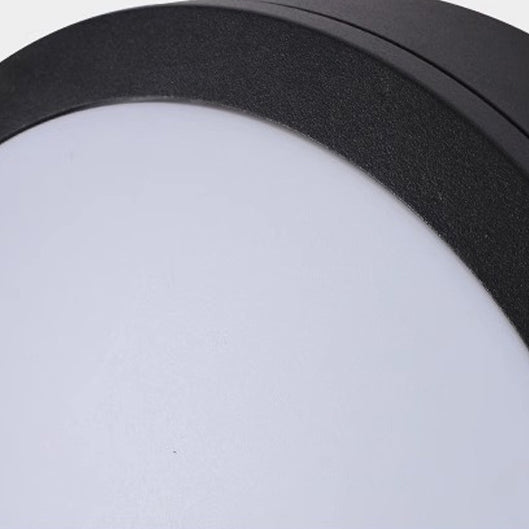 Modern Minimalistic Waterproof Round Aluminum Acrylic LED Outdoor Ceiling Light for Garden