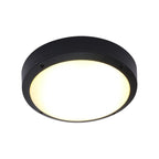 Modern Minimalistic Waterproof Round Aluminum Acrylic LED Outdoor Ceiling Light for Garden