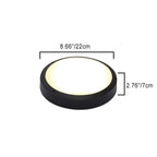 Modern Minimalistic Waterproof Round Aluminum Acrylic LED Outdoor Ceiling Light for Garden