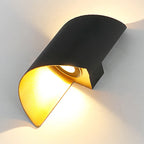 Modern Minimalistic Waterproof Spiral Aluminum Acrylic LED Wall Light for Bedroom