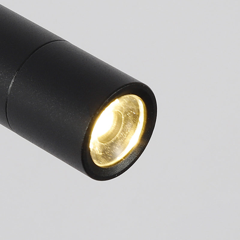 Modern Minimalistic Iron Round Flexible Bend Tube LED Reading Lamp Wall Light for Bedroom