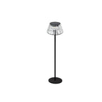 Contemporary Industrial Waterproof Solar USB Iron Glass Outdoor LED Floor Lamp For Garden