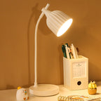 Modern Minimalist Round Folded ABS LED Table Lamp For Living Room