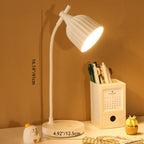 Modern Minimalist Round Folded ABS LED Table Lamp For Living Room