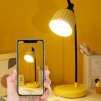 Modern Minimalist Round Folded ABS LED Table Lamp For Living Room