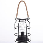 Modern Minimalist Vertical Striped Square Round Iron LED Table Lamp For The Living Room