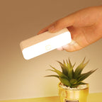 Modern Minimalistic Rechargeable Magnetic Suction Cup Plastic Strip Rectangular LED Wall Light Night Light For Learning