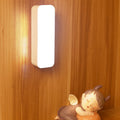 Modern Minimalistic Rechargeable Magnetic Suction Cup Plastic Strip Rectangular LED Wall Light Night Light For Learning