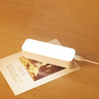 Modern Minimalistic Rechargeable Magnetic Suction Cup Plastic Strip Rectangular LED Wall Light Night Light For Learning