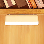 Modern Minimalistic Rechargeable Magnetic Suction Cup Plastic Strip Rectangular LED Wall Light Night Light For Learning