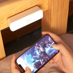 Modern Minimalistic Rechargeable Magnetic Suction Cup Plastic Strip Rectangular LED Wall Light Night Light For Learning
