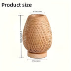 Bamboo desk lamp with USB power supply Sustainable and energy-efficient design