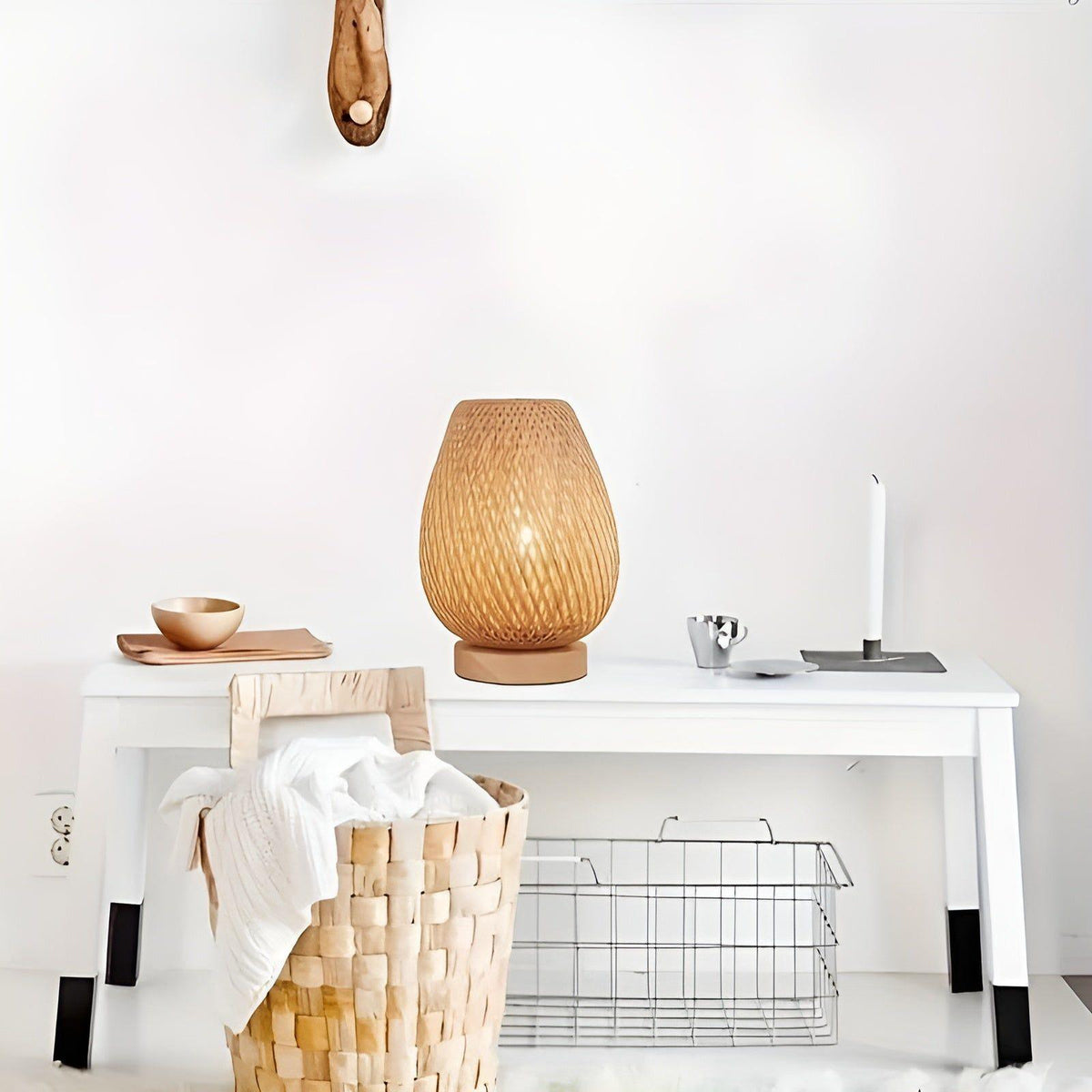 Aura Lamp - Bamboo USB-powered Table Lamp for the Bedroom