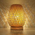 Bamboo desk lamp with USB power supply Sustainable and energy-efficient design