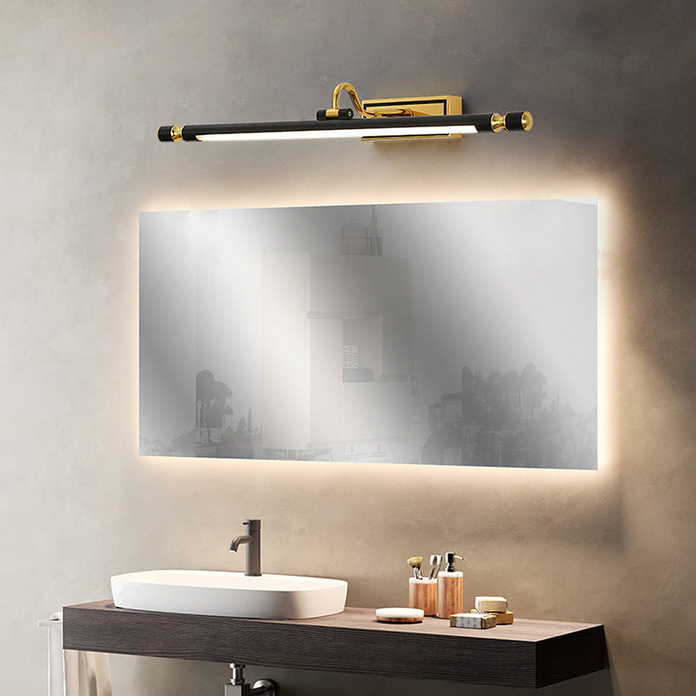 Luxury Black-Gold Mirror Lamp – LumoGold | Madigas