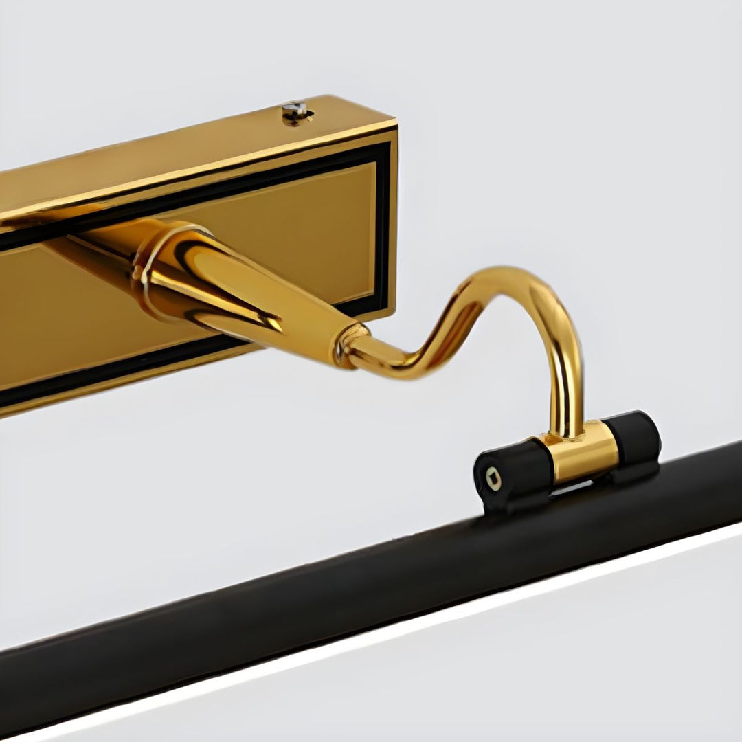 Luxury Black-Gold Mirror Lamp – LumoGold | Madigas