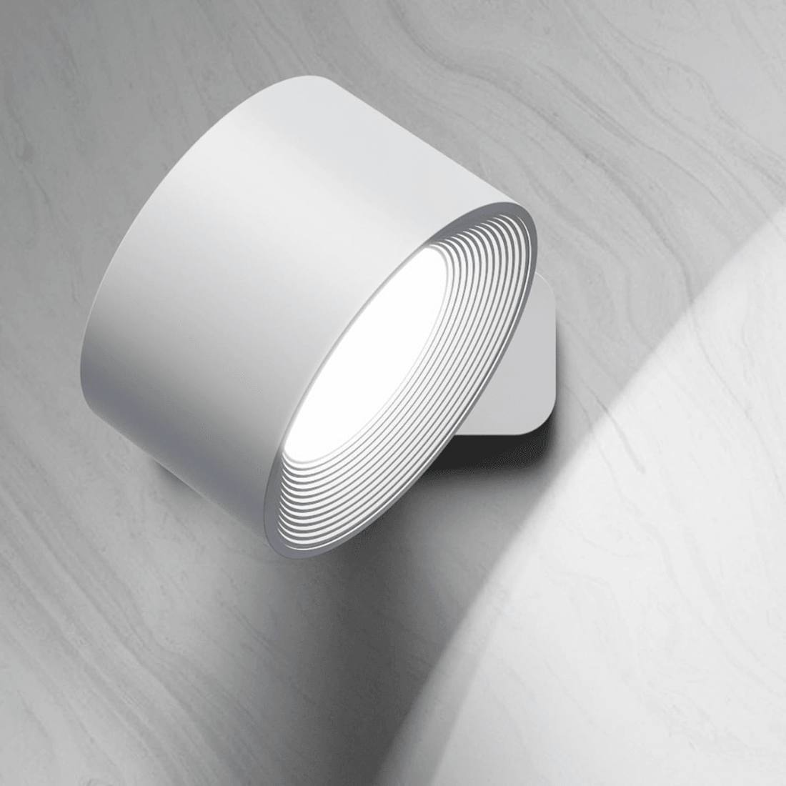 360° cordless rechargeable wall lamp | Versatile LED lighting solution