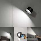 360° cordless rechargeable wall lamp | Versatile LED lighting solution